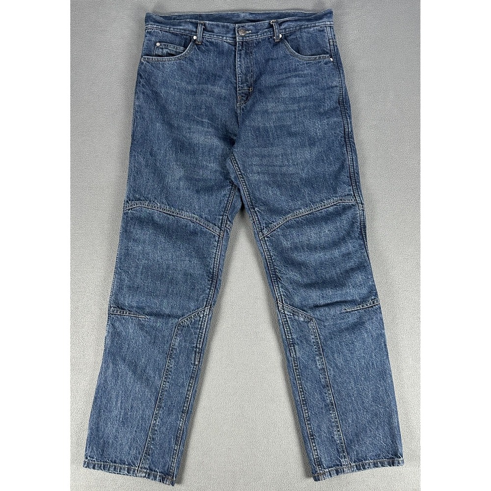 Ironworkers Jeans Mens 36x32 Blue Reinforced Heavyweight Lined Motorcycle Biker